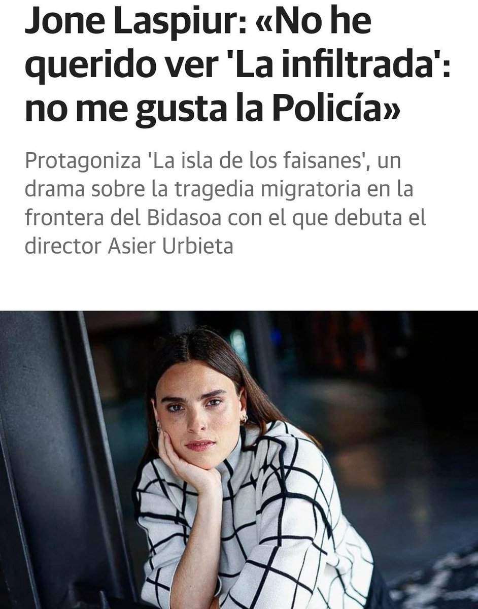 Norbaitek esan behar zuen, gora Jone Laspiur! #Duintasuna ✊🏼

Bide batez joan zaitezte 'Faisanen irla' ikustera, asteburu honetan estreinatzen da.