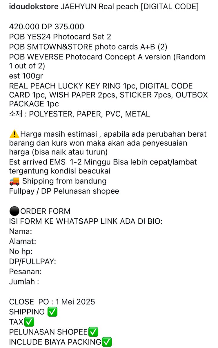 idoudokstore's tweet photo. PRE ORDER
JAEHYUN Real peach Live [DIGITAL CODE] 
THE 1ST PHOTOBOOK FROM J : LOVE ACROSS THE MILES SET

POB: Yes24/Smtown&amp;store/Weverse

Order here: https://t.co/gt10FeTxHd https://t.co/KoL2Sux6Wn