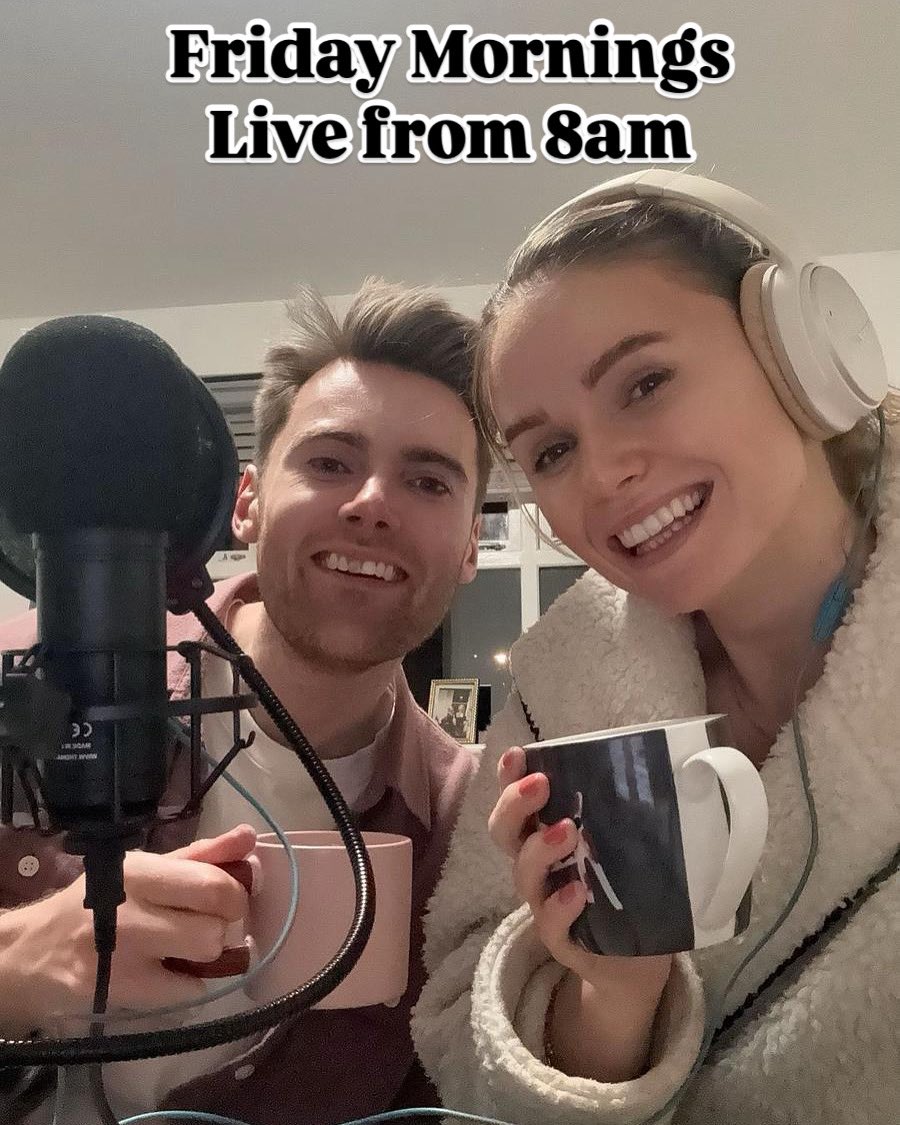 Whether you're getting ready for work, dropping off the kids, or simply enjoying a cup of tea, Sorcha and Tim keep you company Fridays from 8am freedomfm.ie