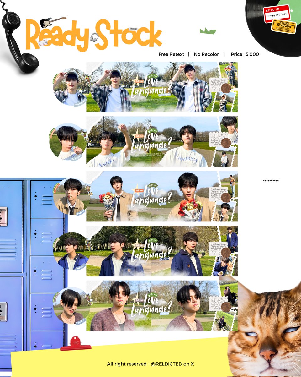 RELDICTED's tweet image. Help repost, thank u!

Halo saya ada ready stock layout member txt. Keterangan ada di pic. Boleh langsung di take sekarang! #zonauang #zonajajan