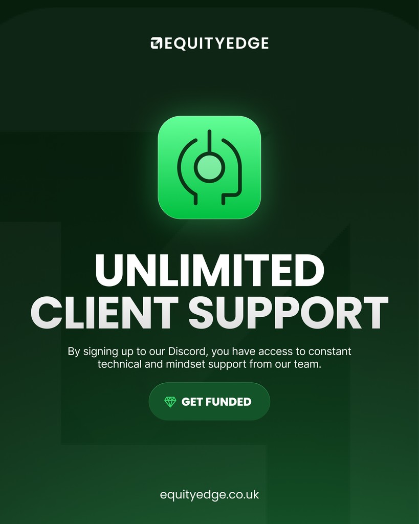 EquityEdgeUK's tweet photo. You’re never trading alone. 💬⁠
⁠
With unlimited client support, our team is here 24/7 to help with everything from tech issues to mindset coaching.⁠
⁠
Join our Discord. https://t.co/svFGbgUxr0