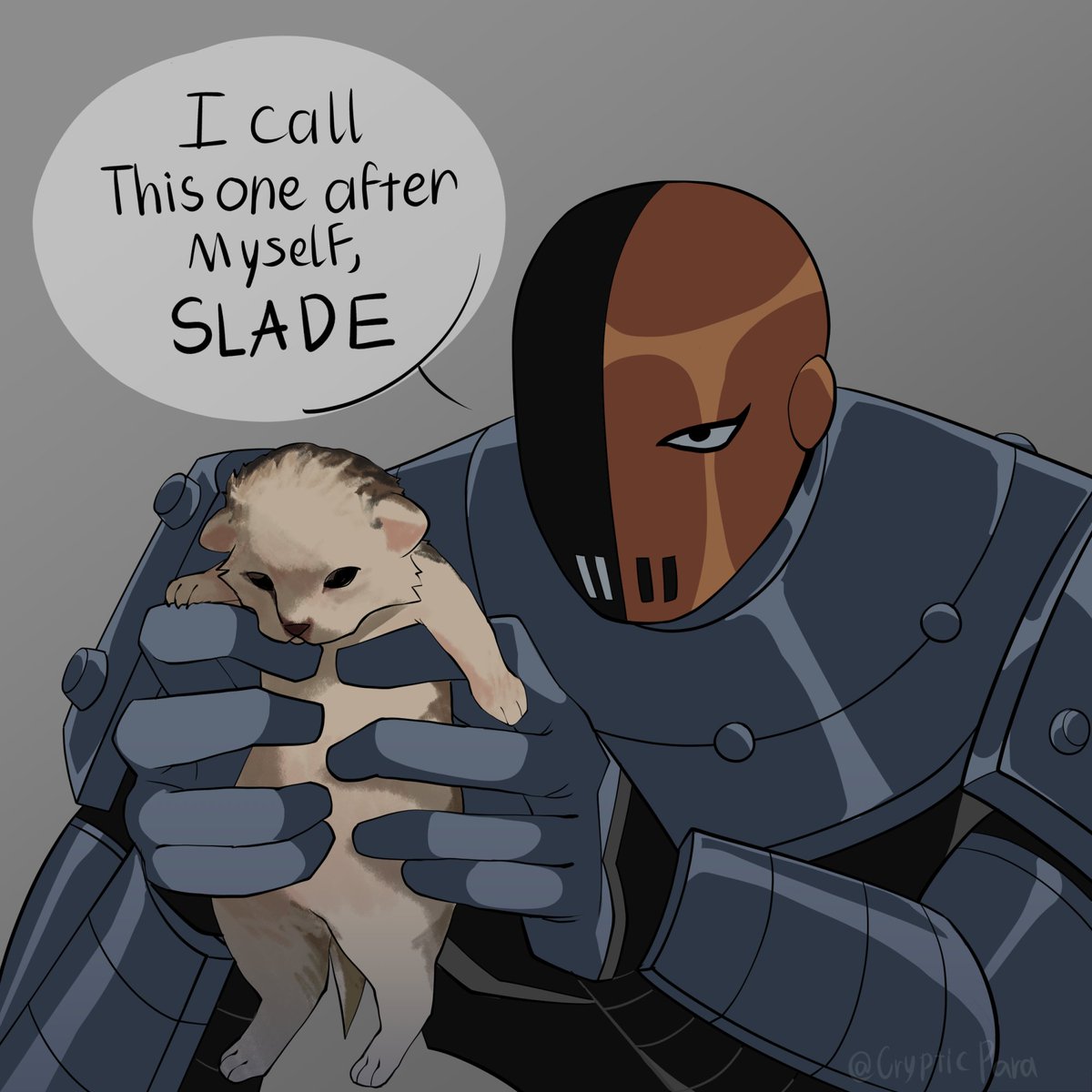 CrypticParaReal's tweet photo. Can I just be a simple girl who draw Slade Silly #doodle #SladeFanart #TeenTitansSlade https://t.co/xzPVLKq0YI