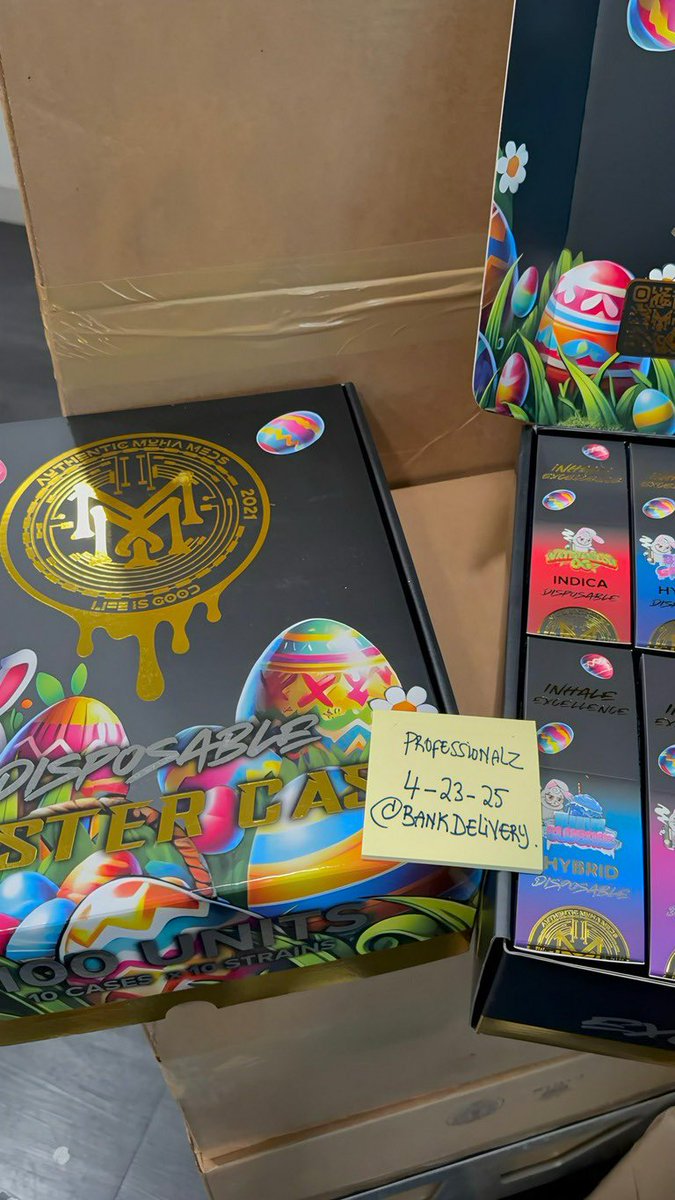 BankDelivery's tweet image. ⬆️ Muha Meds Easter Edition 🐣🪺