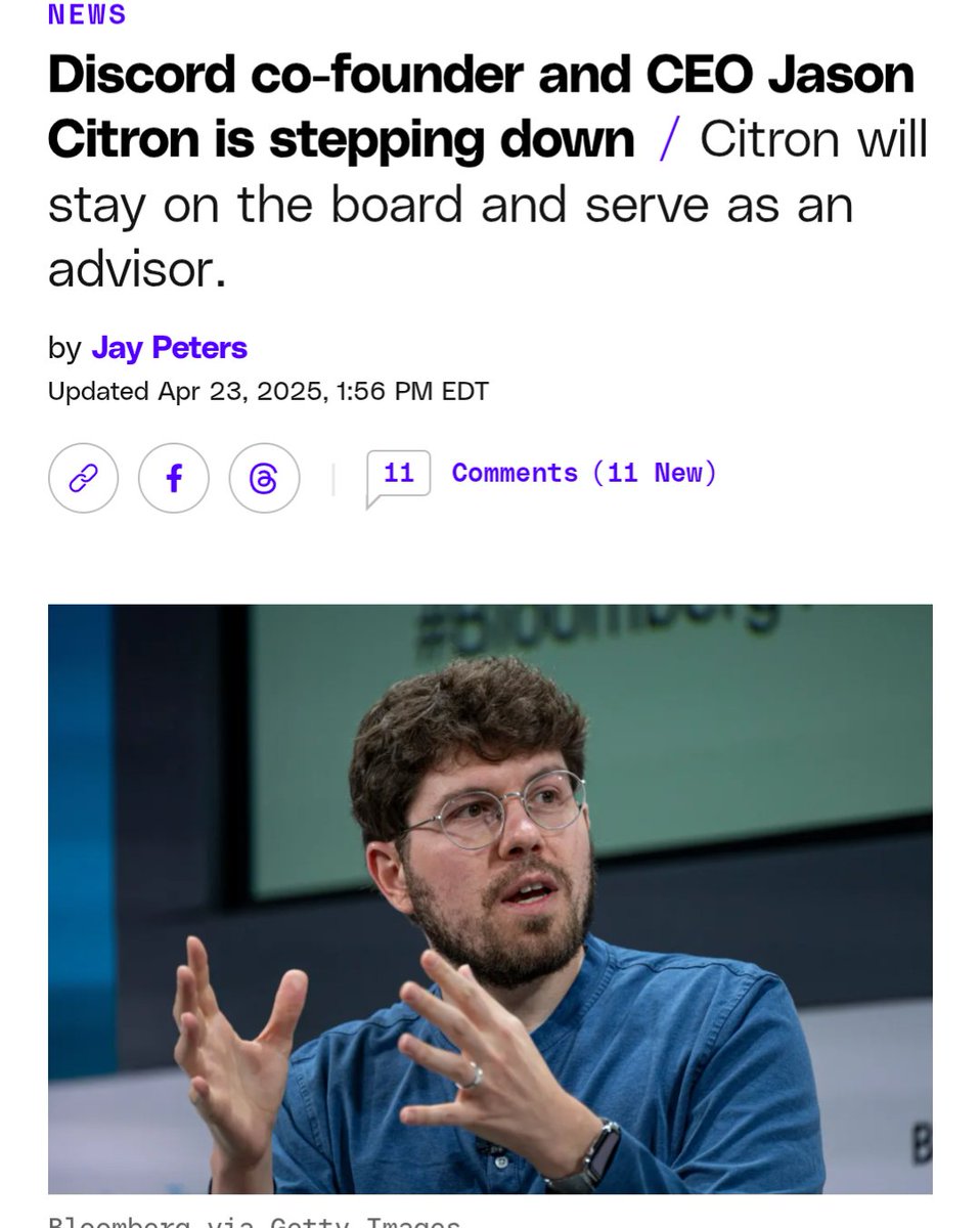 ReZeroIsBetter's tweet image. Re:Zero is greater than discord losing its old CEO