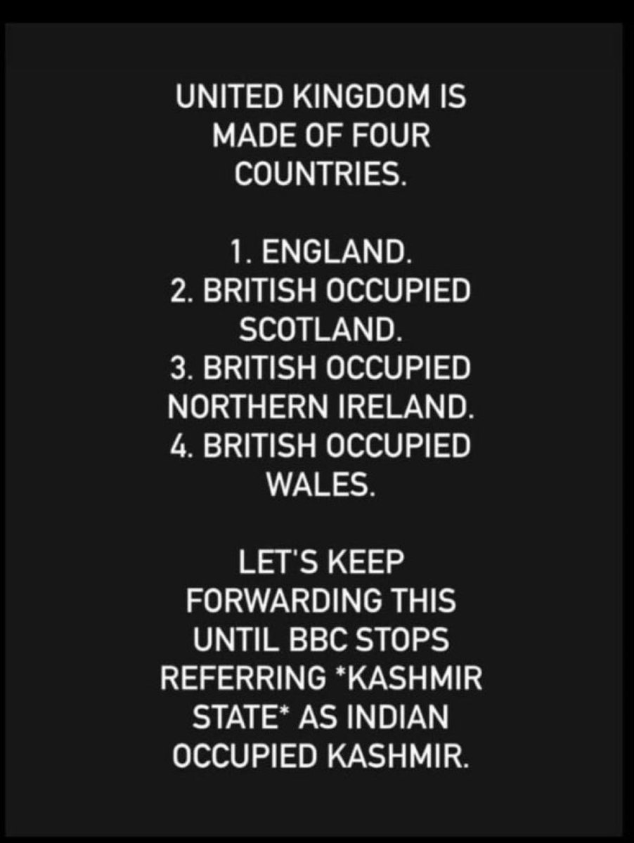 King_himanshu1's tweet photo. 🔥 The UK: England, "British Occupied" Scotland, Northern Ireland, and Wales? Sounds absurd, right? Yet the BBC calls Kashmir "Indian Occupied." Let’s forward this until the BBC stops its biased narrative and reports Kashmir as the Indian region it is! 📰 #ExposeBBC #Kashmir #uk https://t.co/8E7E771py7