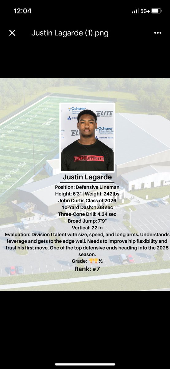Justin Lagarde (@jlagaarde) on Twitter photo Thank you to <a href="/conquersport/">Conquer Sports Pros</a> and <a href="/EliteTrainingBR/">Elite Training Academy BR</a> for a great camp experience and the opportunity to be evaluated and sharpen my skills up Thank you to <a href="/conquersport/">Conquer Sports Pros</a> and <a href="/EliteTrainingBR/">Elite Training Academy BR</a> for a great camp experience and the opportunity to be evaluated and sharpen my skills up