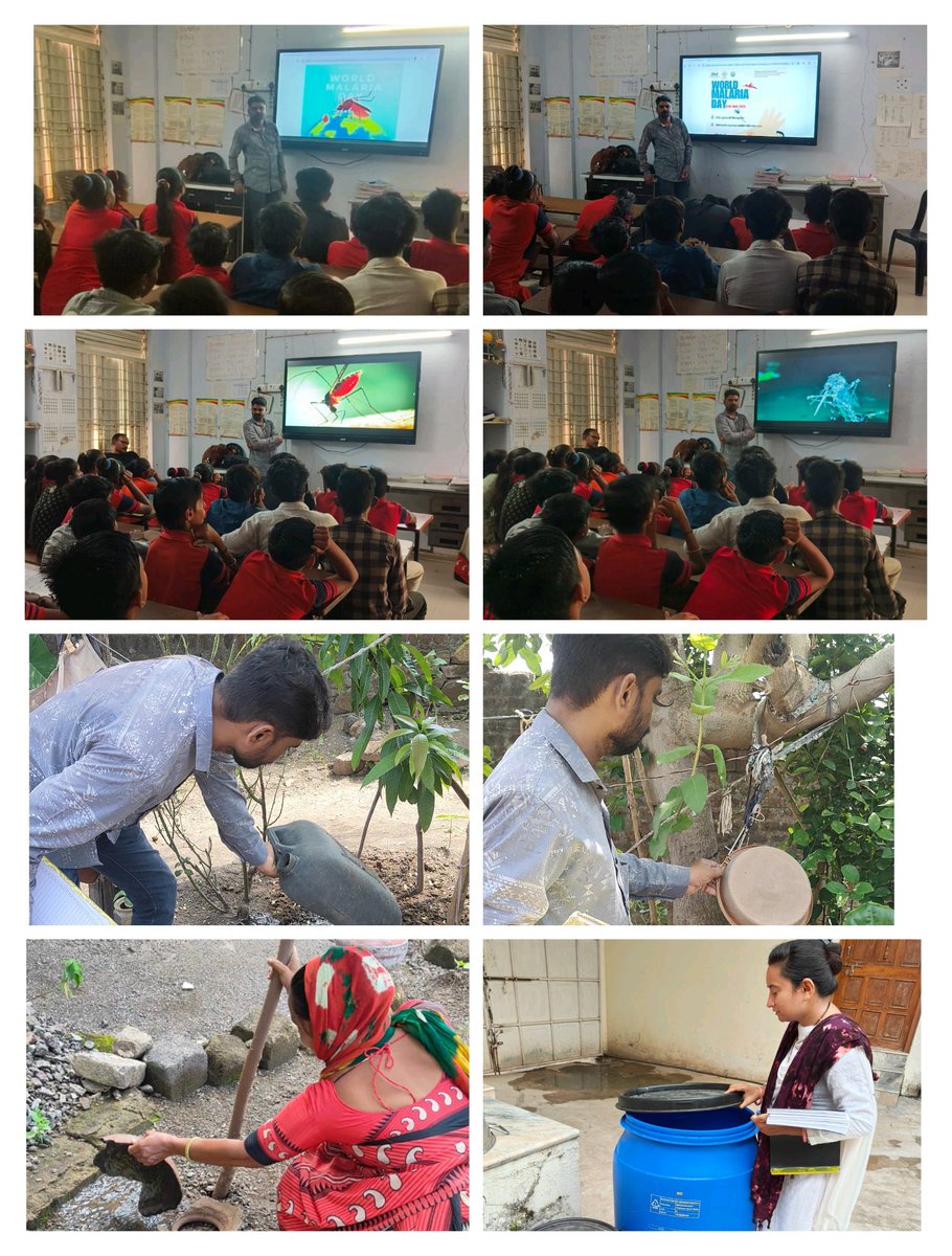 આજરોજ આયુષ્યમાન આરોગ્ય મંદિર ઝુંડાળા તળેના ગામોમાં વિશ્વ મેલેરીયા દિવસની ઉજવણી કરવામાં આવેલ જેમાં શાળાના બાળકોને મેલેરિયા રોગ વિશે આરોગ્ય શિક્ષણ આપવામાં આવેલ તેમજ એન્ટીલાર્વા કામગીરી કરવામાં આવેલ <a href="/SbccHealth/">Sbcc.Health.District Panchayat Rajkot</a> <a href="/cdhorajkot/">@CDHORajkot</a> <a href="/RjtTho_jasdan/">RJT THO JASDAN</a> <a href="/DDORAJKOT1/">District Panchayat Rajkot</a> <a href="/NHMGujarat/">NHM Gujarat</a> @GujHFWDept