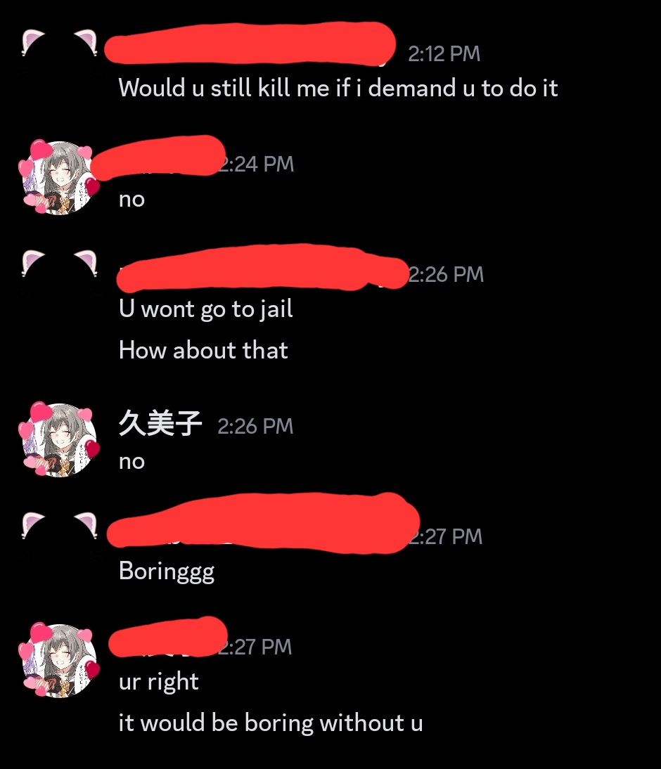 xuderr's tweet image. I asked oomf if she would kill me even if no consequences, and instead she only gives back love and care...... ts oomf pmo &amp;lt;/3