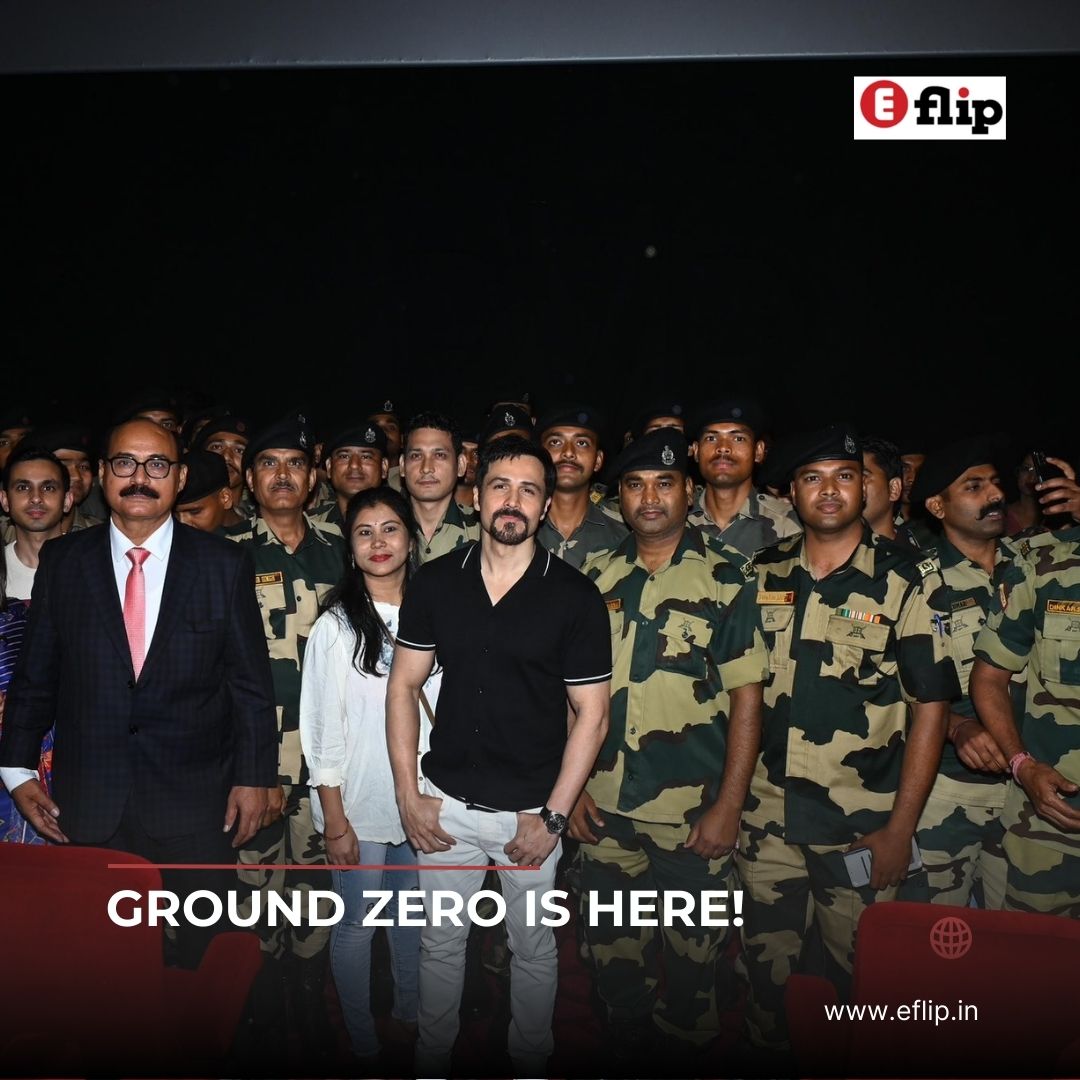 eflipnews's tweet photo. #GroundZero in theaters today!
☑️ Emraan Hashmi hunts Ghazi Baba
☑️ BSF’s real 2003 mission
☑️ Kashmir’s epic thriller
Book now for Apr 25! 🇮🇳
#EmraanHashmi #BSFHeroes #eflip https://t.co/ZTm9vrR40K