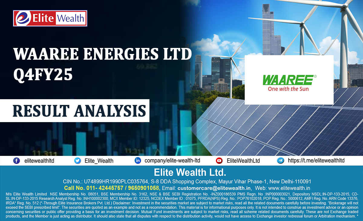 Elite_Wealth's tweet image. Waaree Energies Ltd Q4FY25 Result Analysis
visit More Information : elitewealth.in/waaree-energie…
𝟎𝟏𝟏𝟒𝟐𝟒𝟒𝟓𝟕𝟓𝟕 | 𝐢𝐧𝐟𝐨@𝐞𝐥𝐢𝐭𝐞𝐰𝐞𝐚𝐥𝐭𝐡.𝐢𝐧
#Elitewealth #EliteInsurance #WealthManagement #RealEstate  #Trading #WaareeEnergiesLtd #demat #market #stockmarket #share