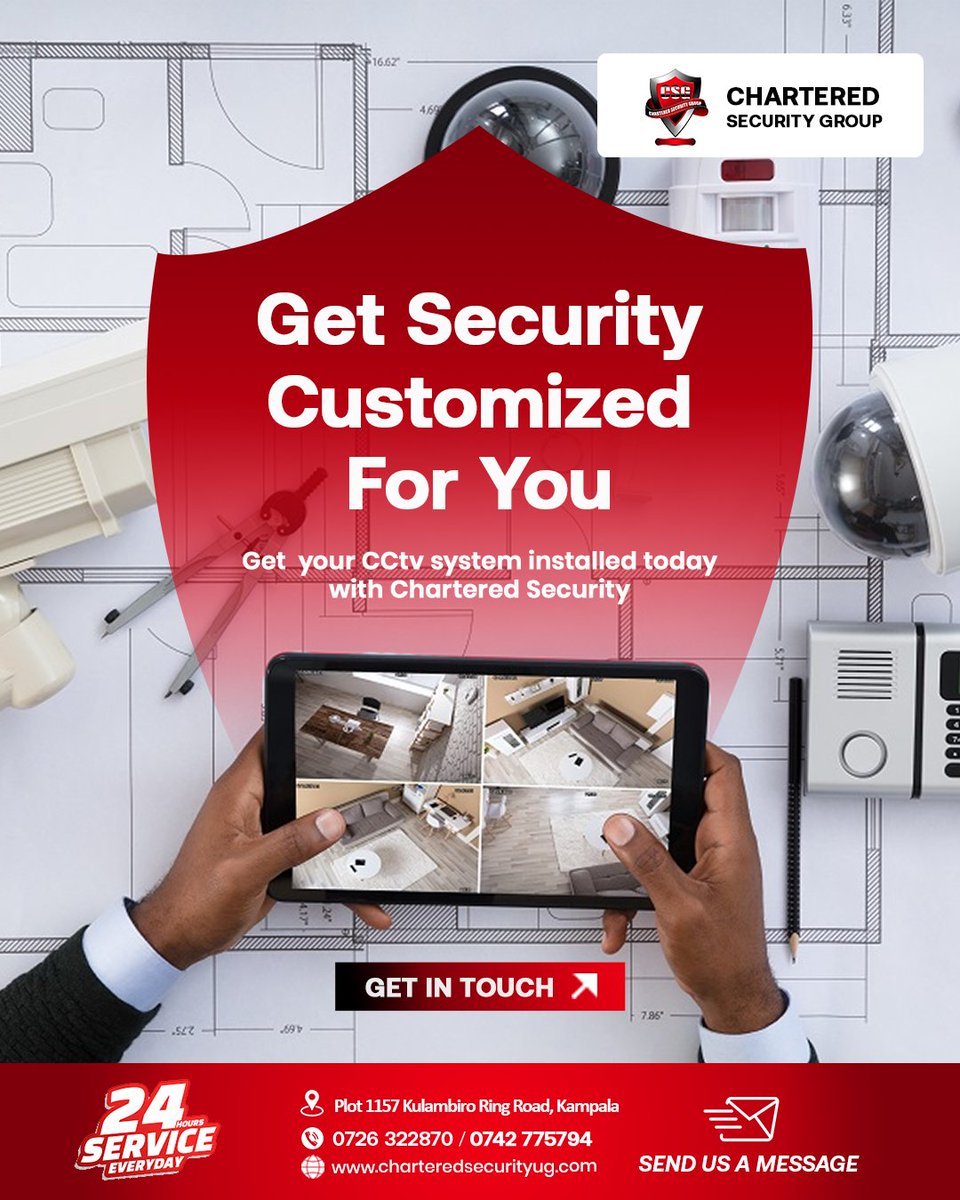 charteredSecGrp's tweet photo. Are you in need of a CCTV system installation? 📹 Look no further! #CharteredSecurityGroup provides expert installation services to keep your property safe and secure. 

Get in touch today! 
📞 0726 322870 / 0742 775794

#CCTVInstallation #SecuirtyServices https://t.co/6A3GLk5gt9