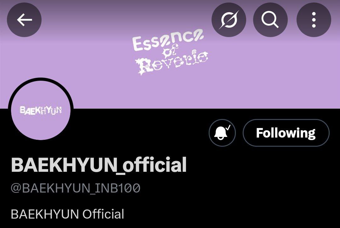 پروفایل و هدر اکانت بکهیون آفیشال
به رنگ تیزر و اسم بولو پنج دراومد
BAEKHYUN ESSENCE OF REVERIE
#BAEKHYUN_is_back
#BAEKHYUN_is_Coming
<a href="/weareoneEXO/">EXO</a> <a href="/B_hundred_Hyun/">Baekhyun_EXO</a>