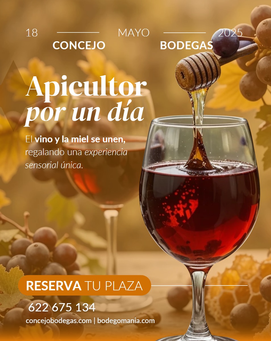 🐝 ¡Conviértete en apicultor por un día!

Descubre el fascinante mundo de las abejas en Bodegas Concejo, con una experiencia única que incluye cata de vinos y mieles 🍯🍷

📞 +info y reservas: 622 675 134. 

🎉 Descuentos especiales si eres del Club de Amigos de la Provincia