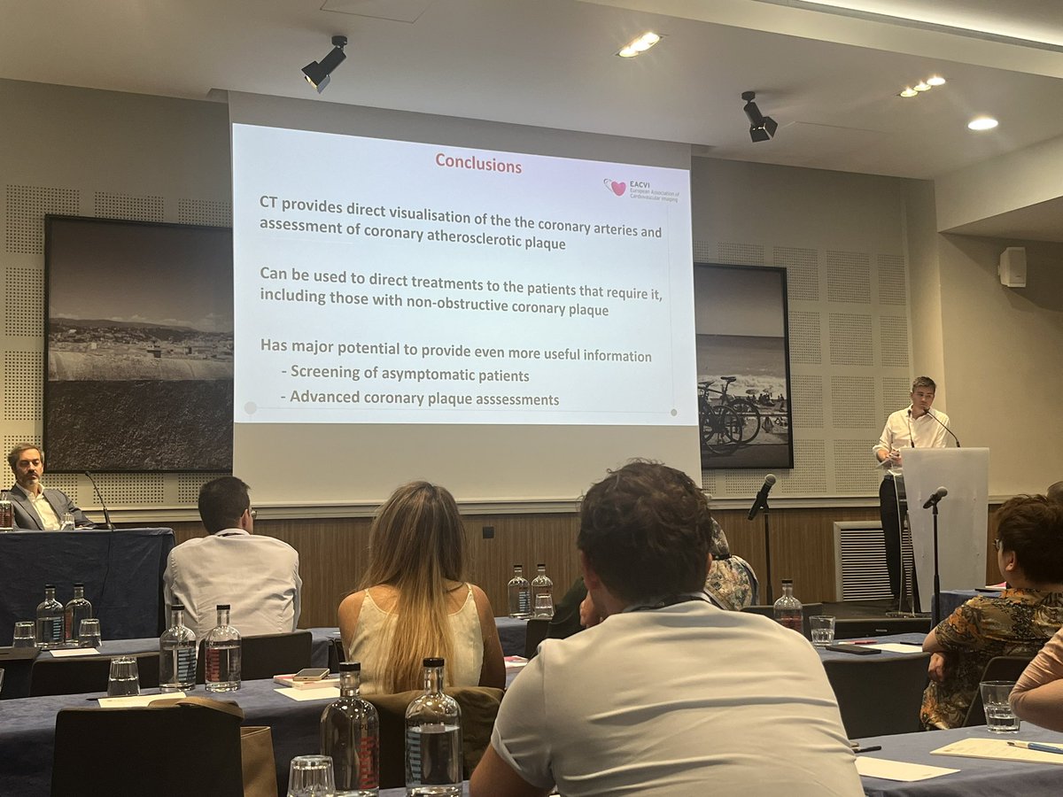 Sarah Moharem Elgamal, MBBCh, MSc, PhD👩🏻⚕️🫀 (@sarah_moharem) on Twitter photo #EACVI #CCT Course
Role of #CCT in coronary atherosclerotic plaque assessment by Prof Marc Dweck
<a href="/EACVIPresident/">EACVI President</a> <a href="/VDelgadoGarcia/">Victoria Delgado</a> <a href="/GaemperliO/">Oliver Gaemperli</a> <a href="/andgiannopmd/">Andreas Giannopoulos</a> <a href="/PezelT/">Théo Pezel</a> <a href="/Doc_Tiger/">Manish Motwani</a> <a href="/AChoiHeart/">Dr Andrew D. Choi</a> <a href="/hrt01a/">Ryo Horita, MD.</a> <a href="/Reidmeanna/">Anna Reid</a> <a href="/AnnaKateBarton/">Anna Kate Barton</a> #EACVI #CCT Course
Role of #CCT in coronary atherosclerotic plaque assessment by Prof Marc Dweck
<a href="/EACVIPresident/">EACVI President</a> <a href="/VDelgadoGarcia/">Victoria Delgado</a> <a href="/GaemperliO/">Oliver Gaemperli</a> <a href="/andgiannopmd/">Andreas Giannopoulos</a> <a href="/PezelT/">Théo Pezel</a> <a href="/Doc_Tiger/">Manish Motwani</a> <a href="/AChoiHeart/">Dr Andrew D. Choi</a> <a href="/hrt01a/">Ryo Horita, MD.</a> <a href="/Reidmeanna/">Anna Reid</a> <a href="/AnnaKateBarton/">Anna Kate Barton</a>