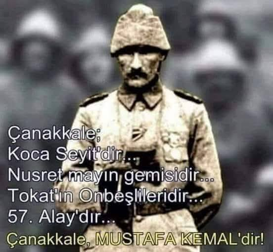 🇹🇷🇹🇷🇹🇷🇹🇷🇹🇷
25 Nisan 1915 Çanakkale Kara Muharebeleri’nin Başlangıcı!
General Hamilton’ın idaresi altında Mondros Limanı’nda bulunan İtilaf Devletleri’ne ait irili ufaklı 200 gemi, dünyanın o zamana kadar yapılmış en büyük amfibi çıkarma harekâtını gerçekleştirmek üzere yola
