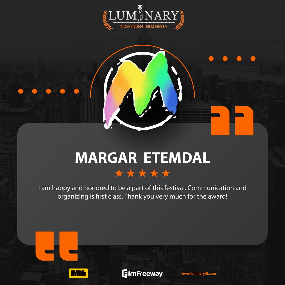 A review from our fellow creator! Thank you, Margar, for leaving your kind words for our festival!

#FilmFestivalReview #Directors #IndependentFilms #movies #Cinéma #París