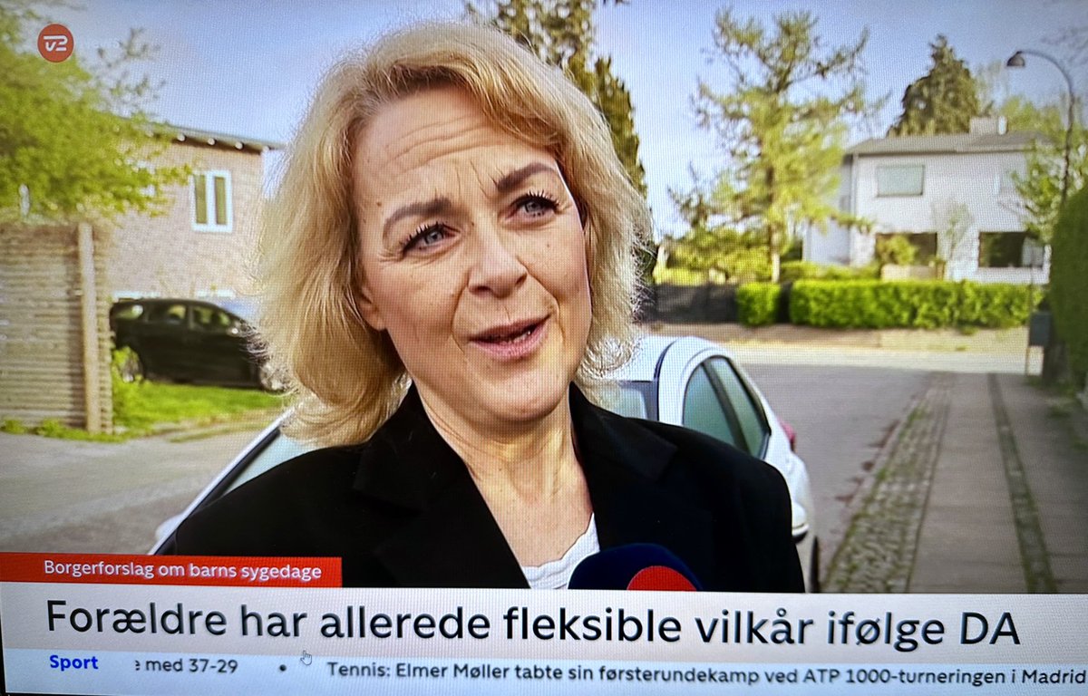 Jeg har stor forståelse for, at forældre bliver presset, når børnene er syge. Men vi har allerede stor fleksibilitet på det danske arb.marked og har netop udvidet rettighederne ved #OK25. Det er ikke et område, som #dkpol skal lovgive om. Det talte jeg med <a href="/tv2newsdk/">TV 2 NEWS</a> om i morges