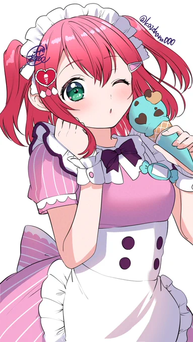 配信で描いた1時間deルビィちゃん 