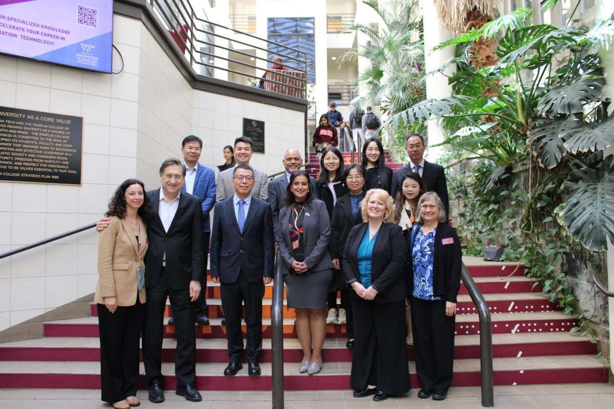 Xidian University (@xduofchina) on Twitter photo 🌟 A #Xidian delegation visited <a href="/virginia_tech/">Virginia Tech</a> to advance China-US research, #education, and talent development collaboration. 🤝🎓
Exciting times ahead for students, faculty, and innovation! 📚🌍 #InternationalXDU 🌟 A #Xidian delegation visited <a href="/virginia_tech/">Virginia Tech</a> to advance China-US research, #education, and talent development collaboration. 🤝🎓
Exciting times ahead for students, faculty, and innovation! 📚🌍 #InternationalXDU