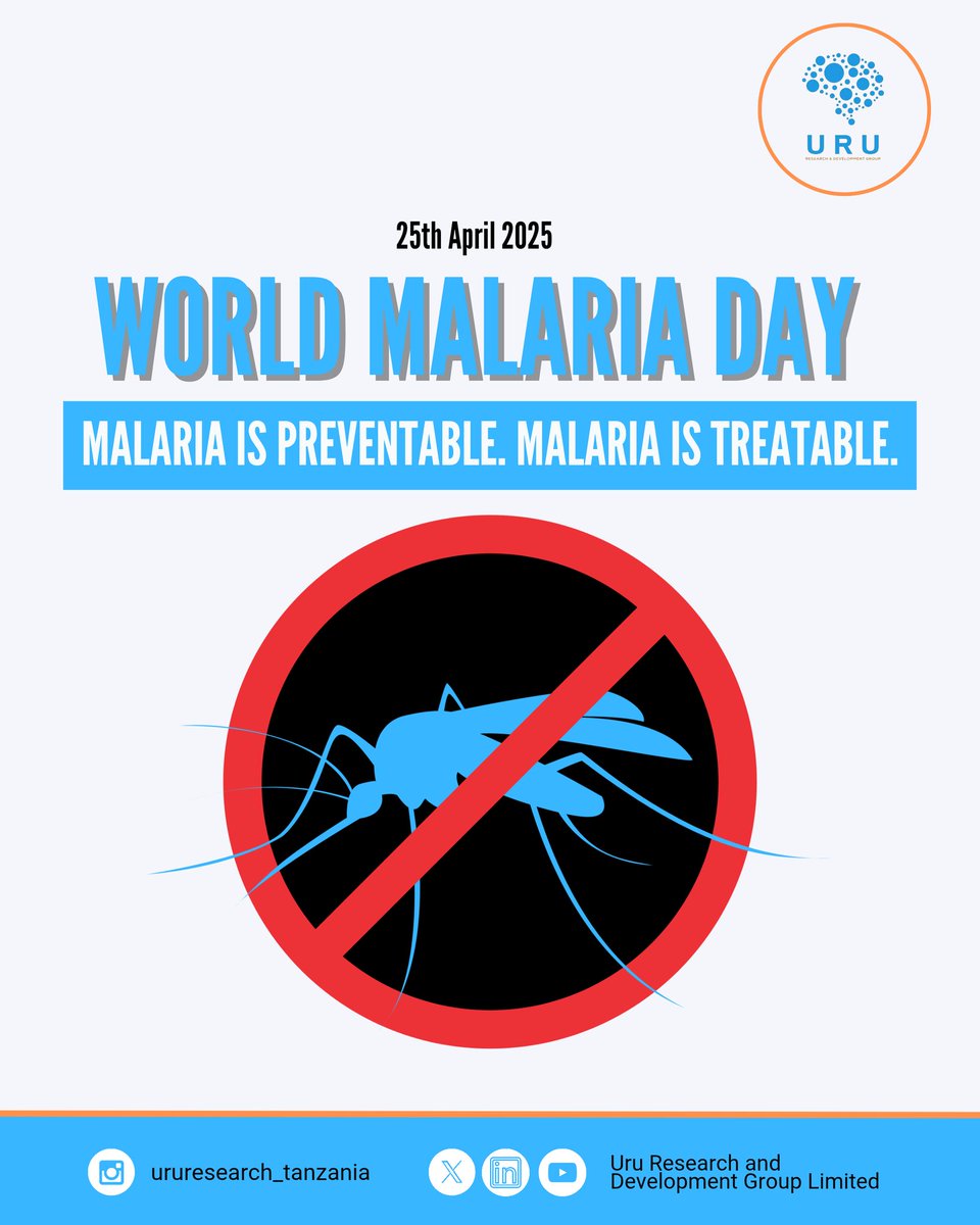 WORLD MALARIA DAY!
Together, we can beat Malaria with:
✅ Awareness
✅ Prevention
✅ Timely treatment