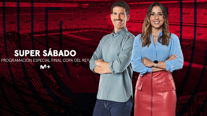 MovistarPlus's tweet image. AVISO: Tenemos un 𝐒𝐔𝐏𝐄𝐑 𝐒𝐀́𝐁𝐀𝐃𝐎

📺Desde las 14:30, la mejor previa del Barça-Real Madrid se juega en @MovistarPlus (dial 7). 

📹 Alineaciones, conexiones en directo, entrevistas...

🏆Y a las 22:00... LA GRAN FINAL 🆚⚔️

#LaCopaMola  
#DeportePlus