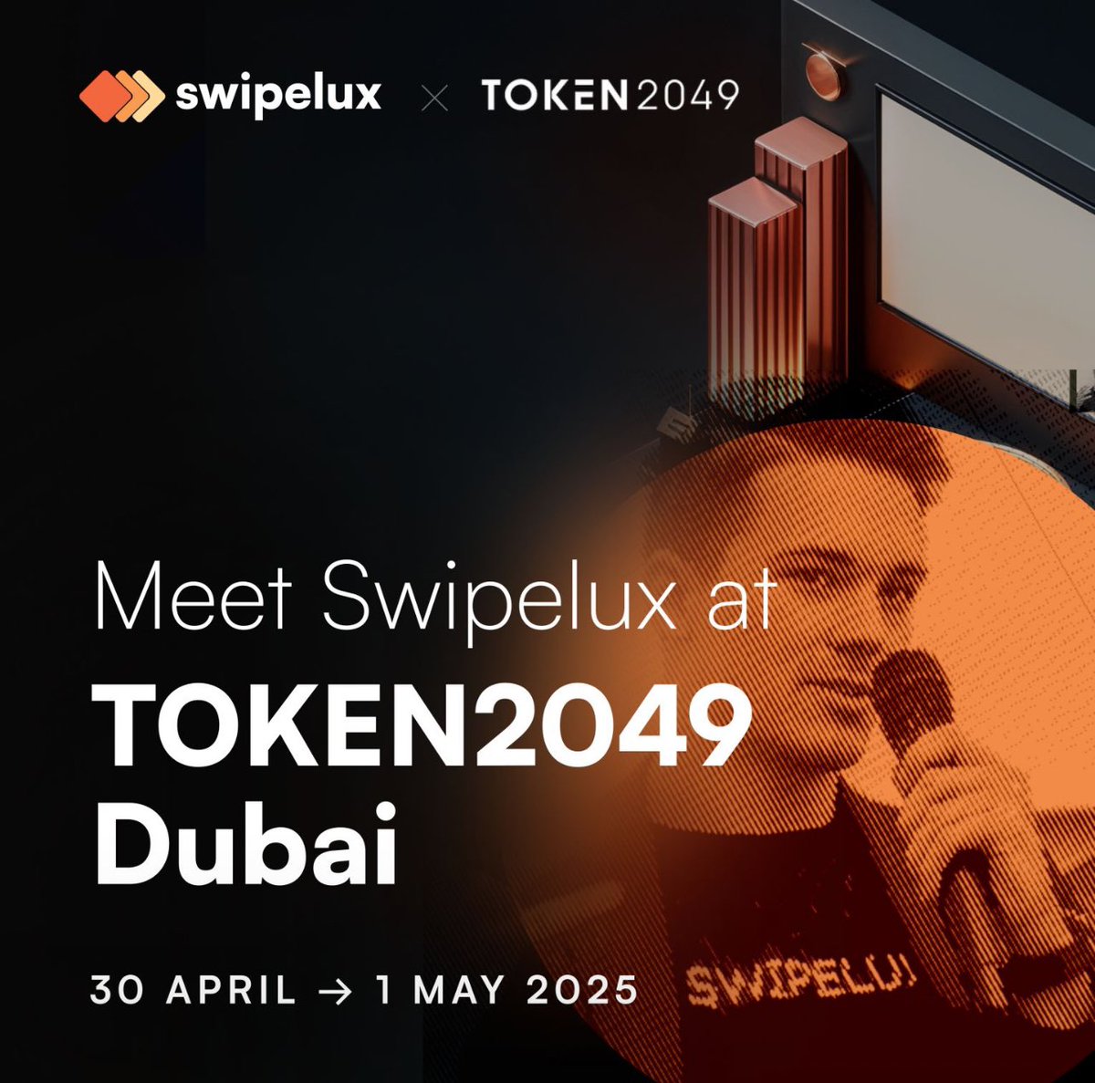 KollertFilip's tweet photo. @swipelux_ team is going to be at 

@token2049 Drop me a DM &amp; let's meet-up! https://t.co/CRWPNkHHyf