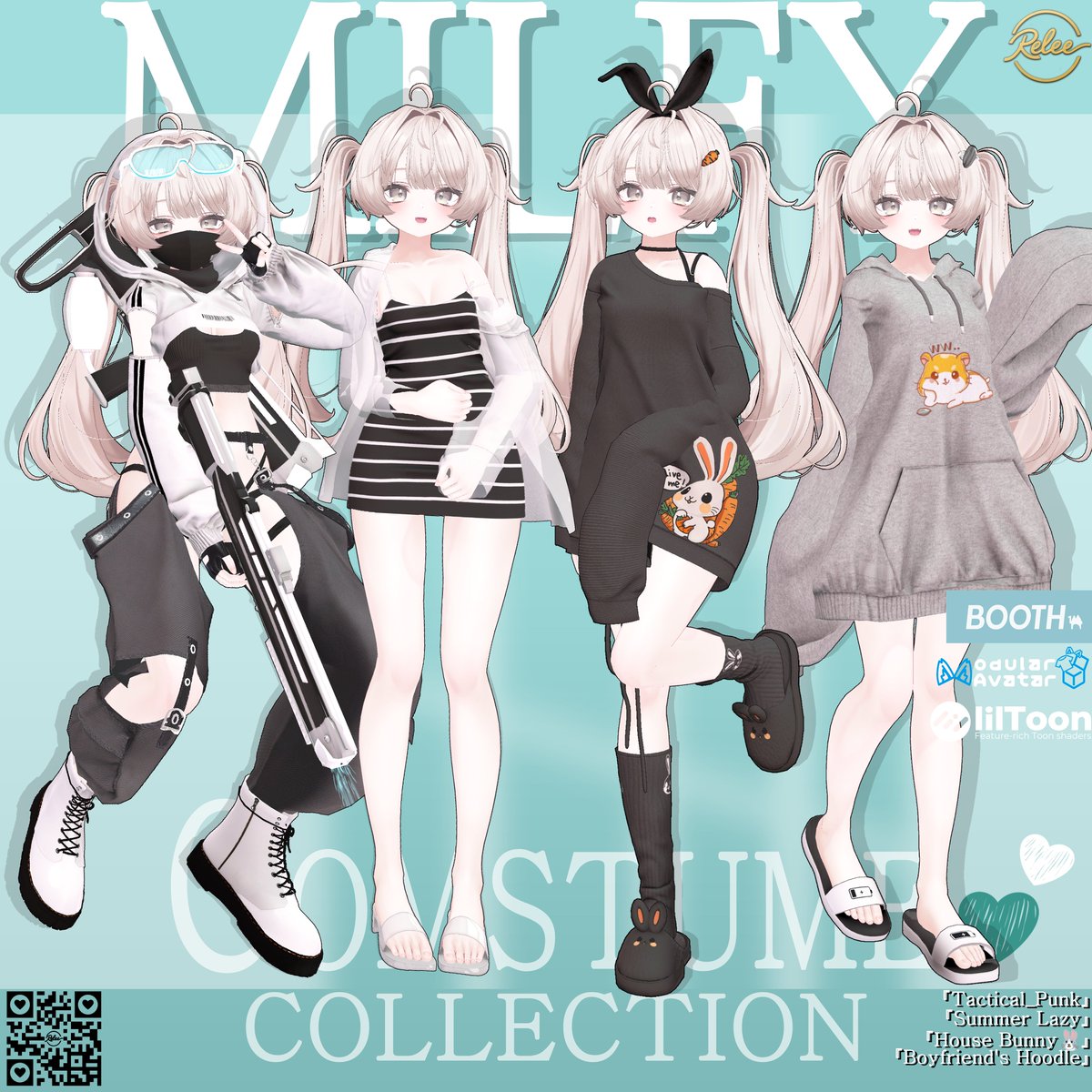 relee_shop's tweet photo. 『Milfy   Costume Collection』      
        💕OPEN Event 💕
 ~5/3 RP + フォローイベント実施！！  3名様を抽選して選択衣装を1着プレゼントします！
 ~5/3 RP + 팔로우 이벤트 진행!!   3명 추첨하여 선택 의상 1벌 선물드려용!     
 booth-https://t.co/BW5PU7VxJx https://t.co/ihVySZ1MGC