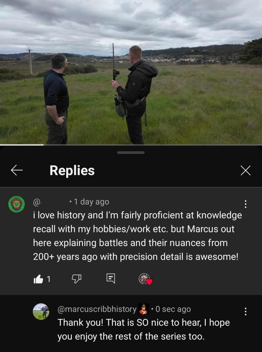 Marcus Cribb (@mcribbhistory) on Twitter photo Almost 200,000 views of <a href="/redcoathistory/">Christian Parkinson</a> Peninsular War
series so far.
With lots more to come out, including some of my favourite films, there's a lot to look forward to.
I've been blown away by the overwhelming kind comments, thank you all.
Watch here: youtube.com/playlist?list=… Almost 200,000 views of <a href="/redcoathistory/">Christian Parkinson</a> Peninsular War
series so far.
With lots more to come out, including some of my favourite films, there's a lot to look forward to.
I've been blown away by the overwhelming kind comments, thank you all.
Watch here: youtube.com/playlist?list=…