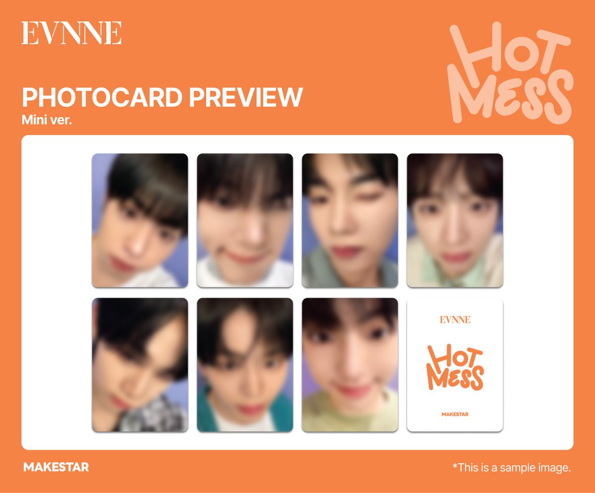 이븐 #EVNNE 4th MINI ALBUM [HOT MESS] (POCAALBUM) MEET&CALL EVENT
