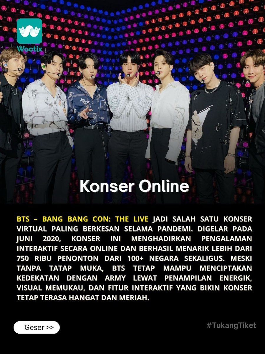 wootix_id's tweet photo. Siapa yang pernah ikut salah satu dari event tersebut hayooo ?

#driveconcert #wootix #liveconcert

See translation https://t.co/aTkFeVvtcF