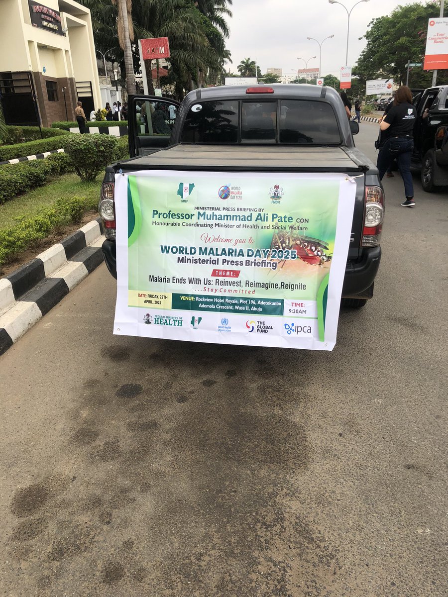D8hsp's tweet photo. A strong turnout today in Abuja for the #WMD2025 Road Walk and Ministerial Round Table! Proud to support the drive toward a malaria-free Nigeria and world.
#Reinvest #Reignite #MalariaEndsWithUs https://t.co/sE24W9RfoI