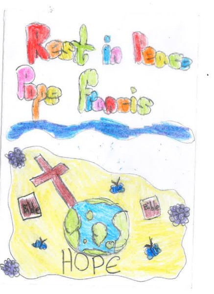 This week,we remembered our Holy Father, Pope Francis.He has been a guiding light for us all, a shepherd who led with compassion, humility&amp; a deep love for God’s people.We pray his work will continue to inspire our children to live for others &amp; be happy. May he rest in peace🕊️