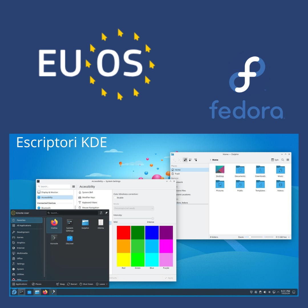 radiovilafant's tweet image. 🖥️ Amb Ricard Planell descobrim EUOS: sistema operatiu basat en Fedora i KDE Plasma, pensat per al sector públic europeu! 🌍
🎧 Escolta-ho 👉radiovilafant.net/2025/04/25/%f0…

#EUOS #SoftwareLliure #Tecnologia #SobiraniaDigital #RàdioVilafant