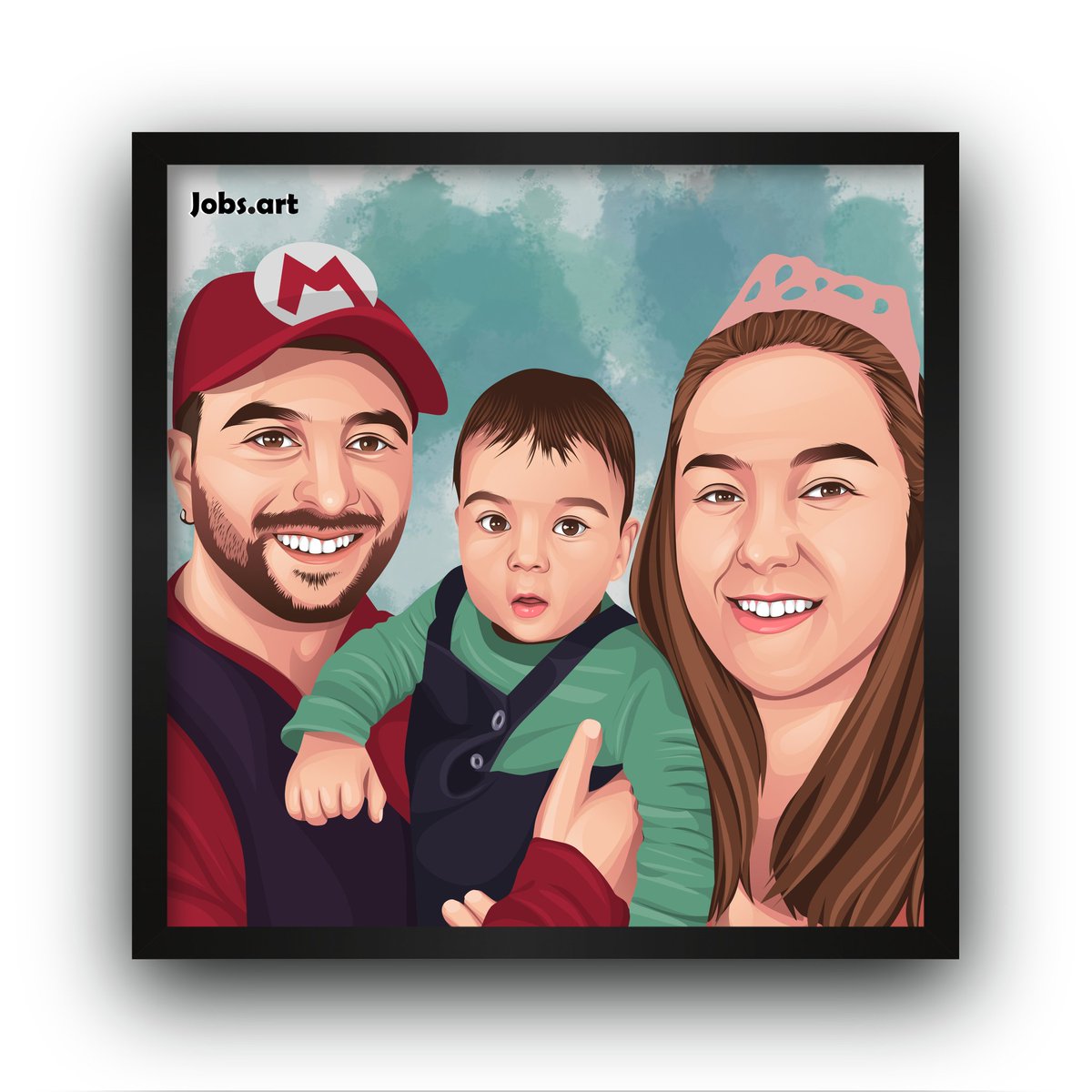 Jobsart_'s tweet photo. Commission work - Custom Portrait
We will draw a cartoon portrait from your photos. It's perfect for birthday gifts, couple gifts, family gifts, and more. #art #drawing #illustlation #giftidea #giftforfriend #giftsforher #customportrait #digitalart #portrait #digitalillustration https://t.co/rNbunnN96d