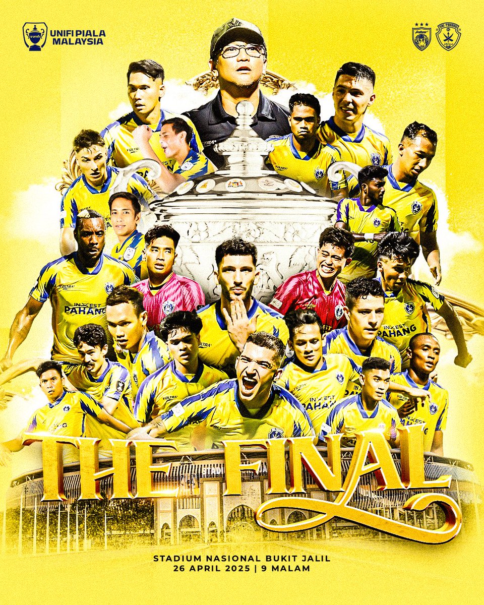 Final Bound: Standing Tall. Let the Roar Begin ⚫⚪

Bukan sekadar finalis, kami datang untuk tawan Bukit Jalil!

#sripahang #wherelegendsareborn #voltrafootball