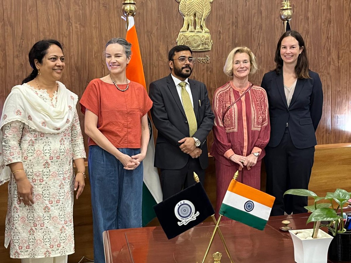 Ambassador May-Elin Stener (@norwayambindia) on Twitter photo With <a href="/Elisabeth_WFP/">Elisabeth Faure</a> <a href="/UNWFP_India/">World Food Programme in India</a>, pleased to meet <a href="/ChirangDc/">DC_Chirang</a>, DC, Nagaon to discuss project #ENACT-Enhancing Climate Adaptation of Vulnerable Communities through Nature-based Solutions & Gender-Transformative Approaches.
Great example of multi-party collab for the #environment With <a href="/Elisabeth_WFP/">Elisabeth Faure</a> <a href="/UNWFP_India/">World Food Programme in India</a>, pleased to meet <a href="/ChirangDc/">DC_Chirang</a>, DC, Nagaon to discuss project #ENACT-Enhancing Climate Adaptation of Vulnerable Communities through Nature-based Solutions & Gender-Transformative Approaches.
Great example of multi-party collab for the #environment