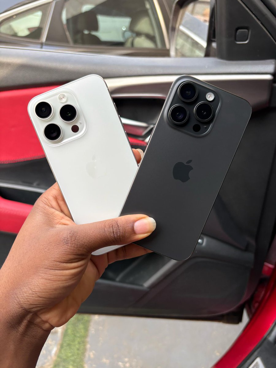 15 Pro 128 E-Sim Factory Unlocked 

BH 88% White -11,900ghc
BH 86% Black - 11,600ghc