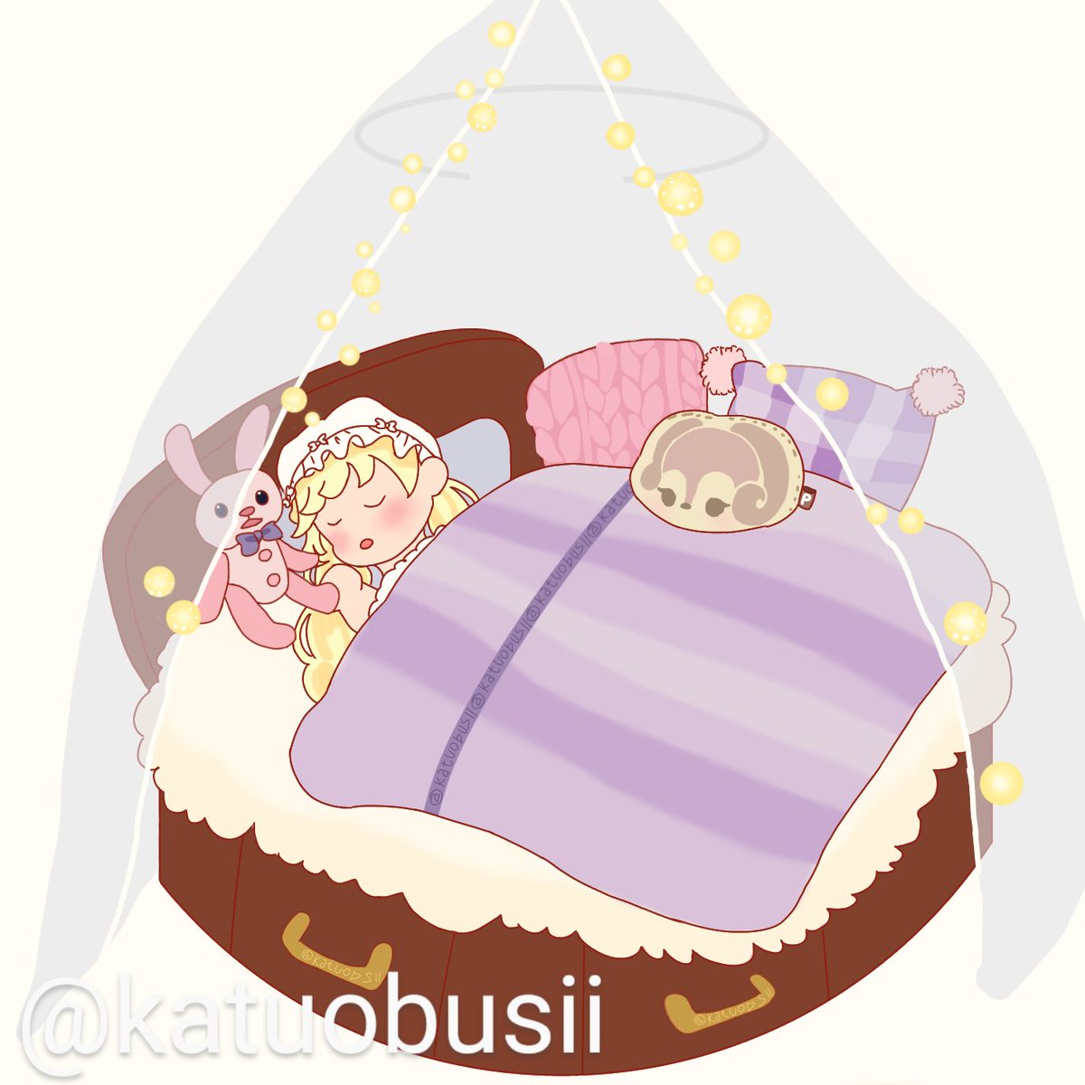 katuobusii's tweet photo. 天蓋ベッドですやすや💤
#リヴリー
#イラスト https://t.co/eKB3VvW7I0