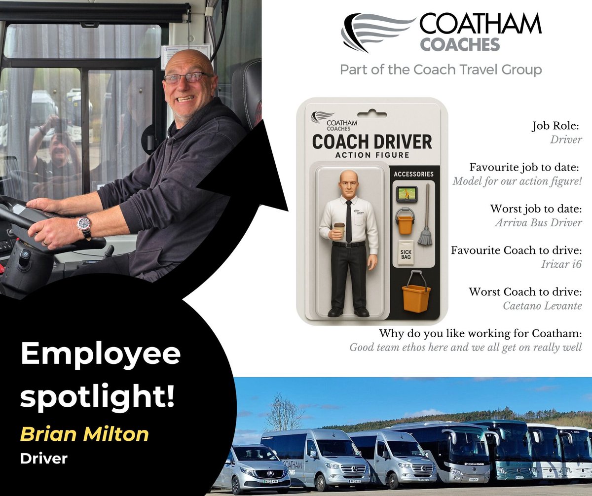 Time for Employee Spotlight!
Meet Brian, one of our dedicated driving team who is a happy go lucky kind of guy!
Always cheerful and pleasant, receiving rave reviews from our passengers.