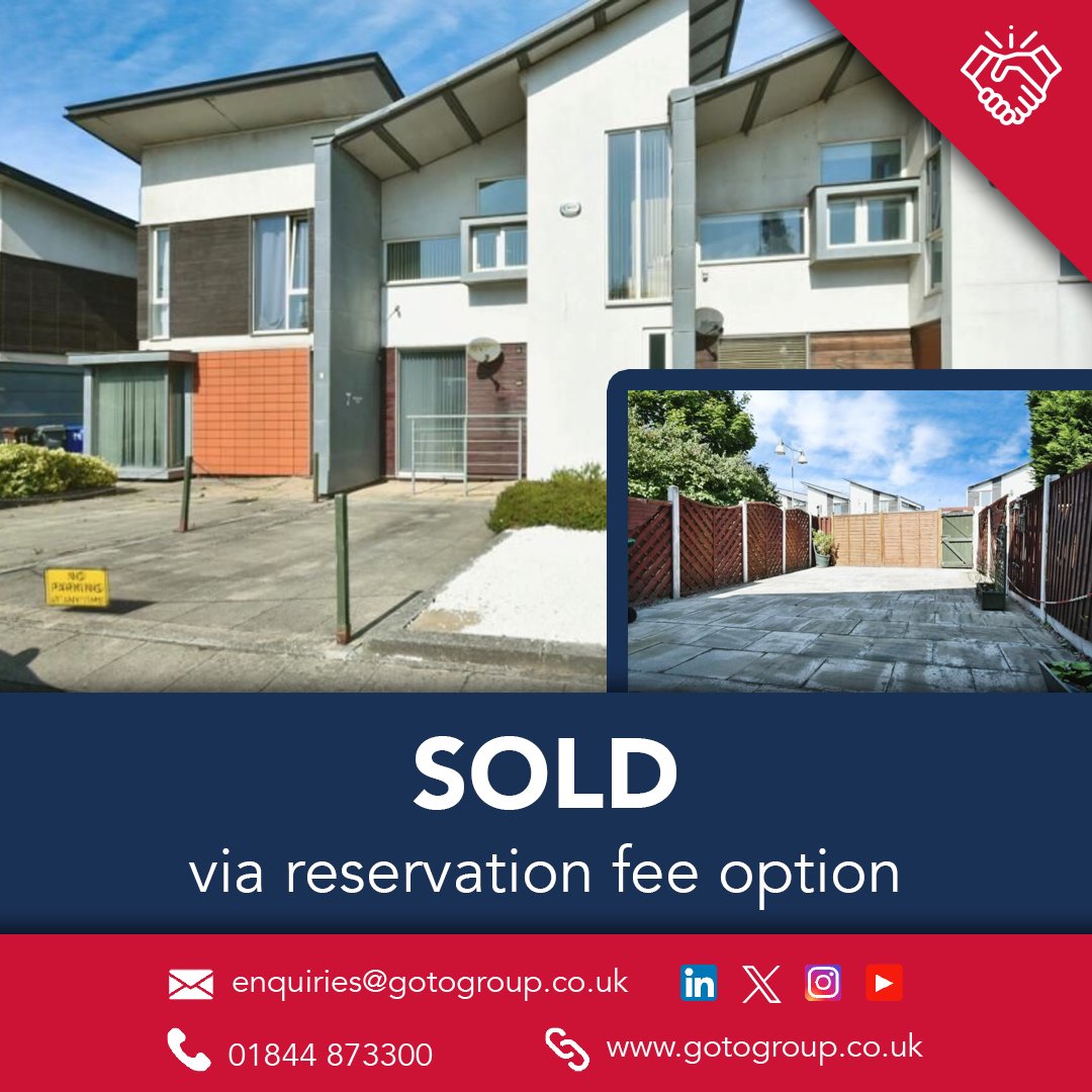 🏠Property of the week &gt;&gt; This smart 3 bedroom new build near the heart of Manchester contains a spacious, light-filed layout and a neat garden outside. Sold securely through our unique reservation fee option.

#GOTOGroup #SOLD #ReservationFee #3Bed #ManchesterProperty