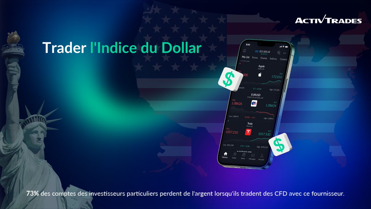Trader l'Indice du Dollar (DXY) 👀

📣 Inscrivez-vous ici : activtrades.ws/3YjmYqo 
  
#DollarIndex #CurrencyMarket #ForexTips