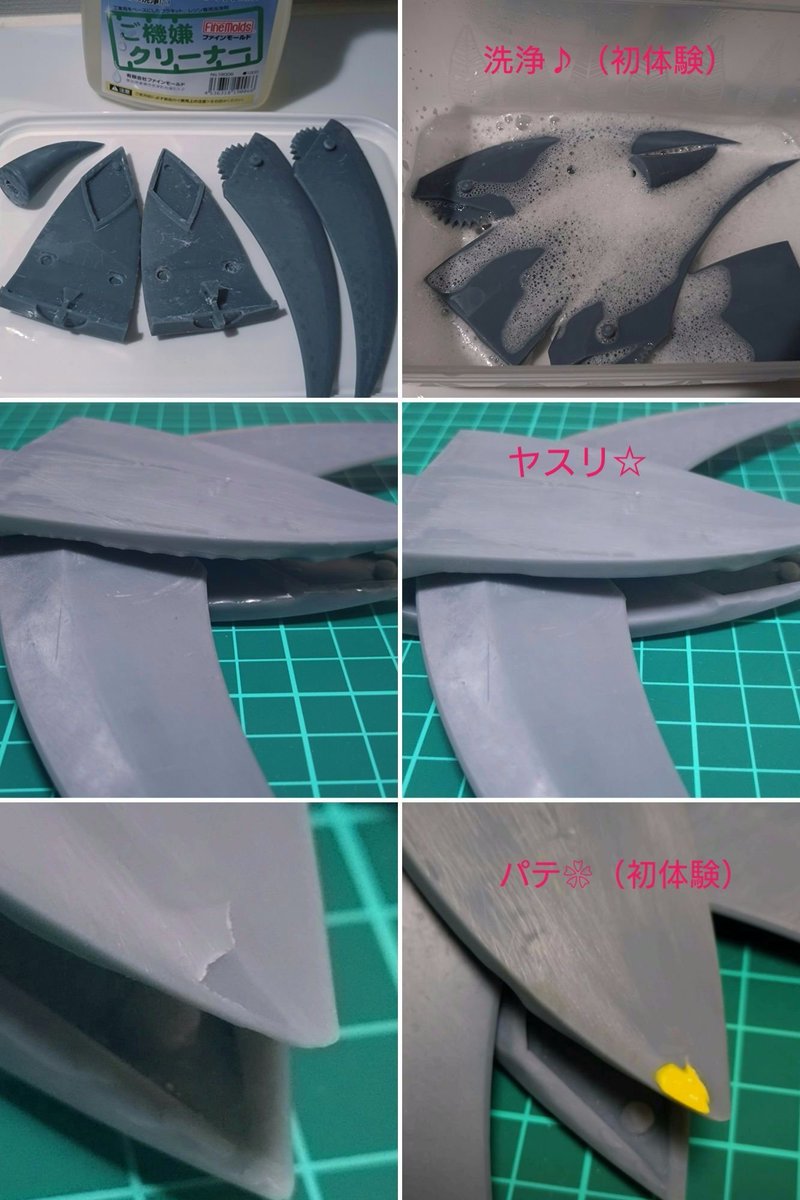 ①ワンフェスで購入した「1/1バードラン」の塗装＆組立をしました🦅 ②