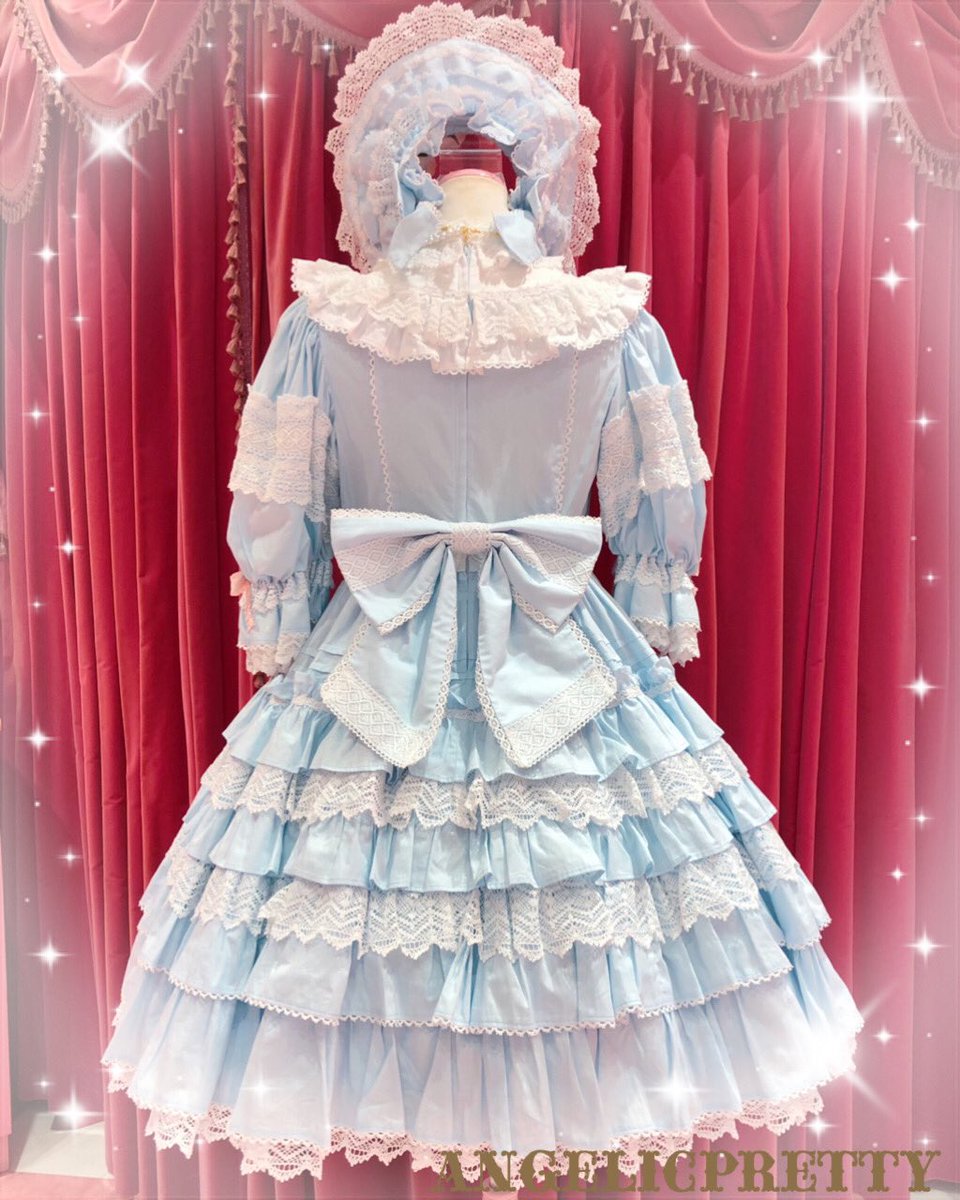🩷サンプル展示のお知らせ🩵 🌹🎀Antique Frill Doll ワンピース