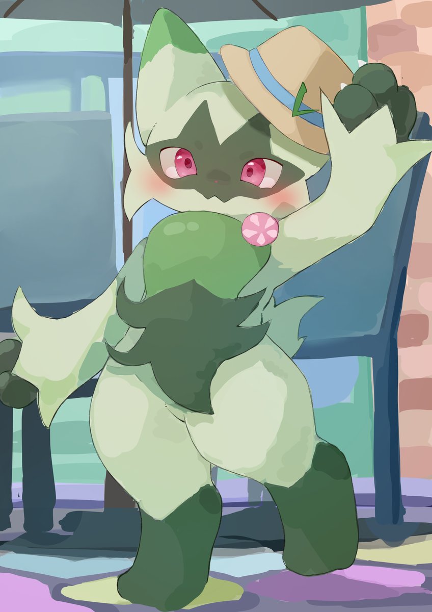 illustratchaco's tweet image. お帽子ニャロちゃん