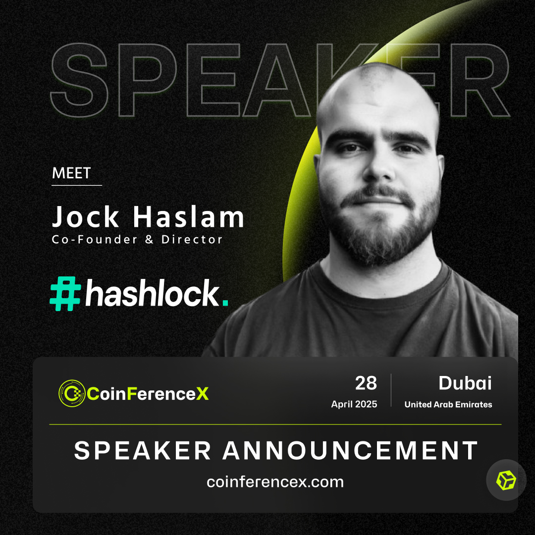 CoinFerenceX's tweet image. 🚀 Speaker Drop!

Excited to welcome @jockhaslam , Co-Founder @Hashlock_ , to CoinFerenceX2025 in Dubai – April 28! 🎤

Web3’s defense line 💻🔒
Securing blockchain infrastructure, one protocol at a time.

👉CoinFerenceX.com

#CoinFerenceX #CFX #Hashlock