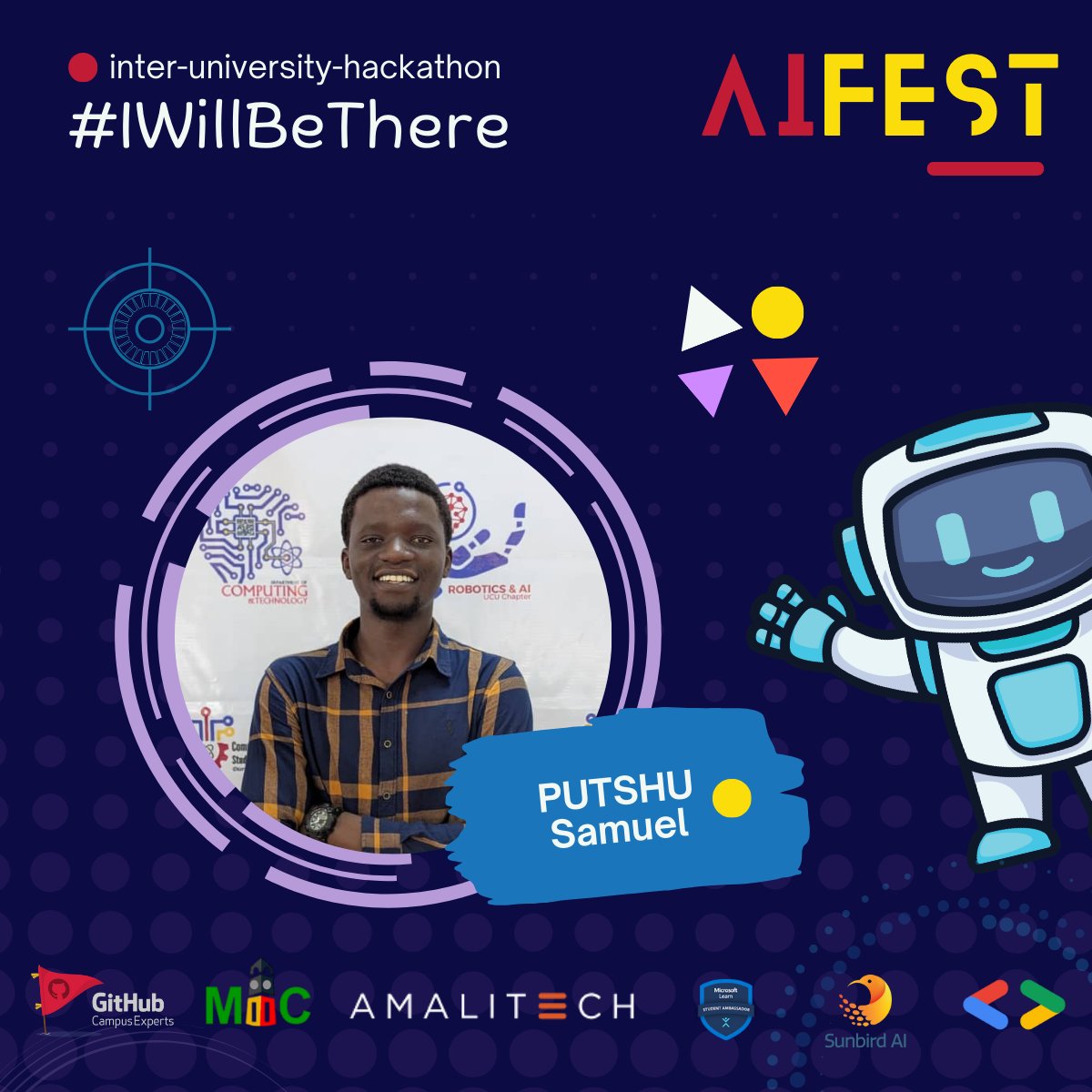 LungheSam's tweet photo. 🌟 I’m excited for #AIFestUG 2025 at @Makerere University this Friday! Uganda’s 1st student-centered AI festival is here to spark ideas and shape the future. 🚀🤖
I’m joining the #AIFest Spotlight Challenge to show my journey and passion for #BuildWithAI &amp; #AI4UG 🇺🇬
@gdgmuk https://t.co/rRrOhBK1Wa
