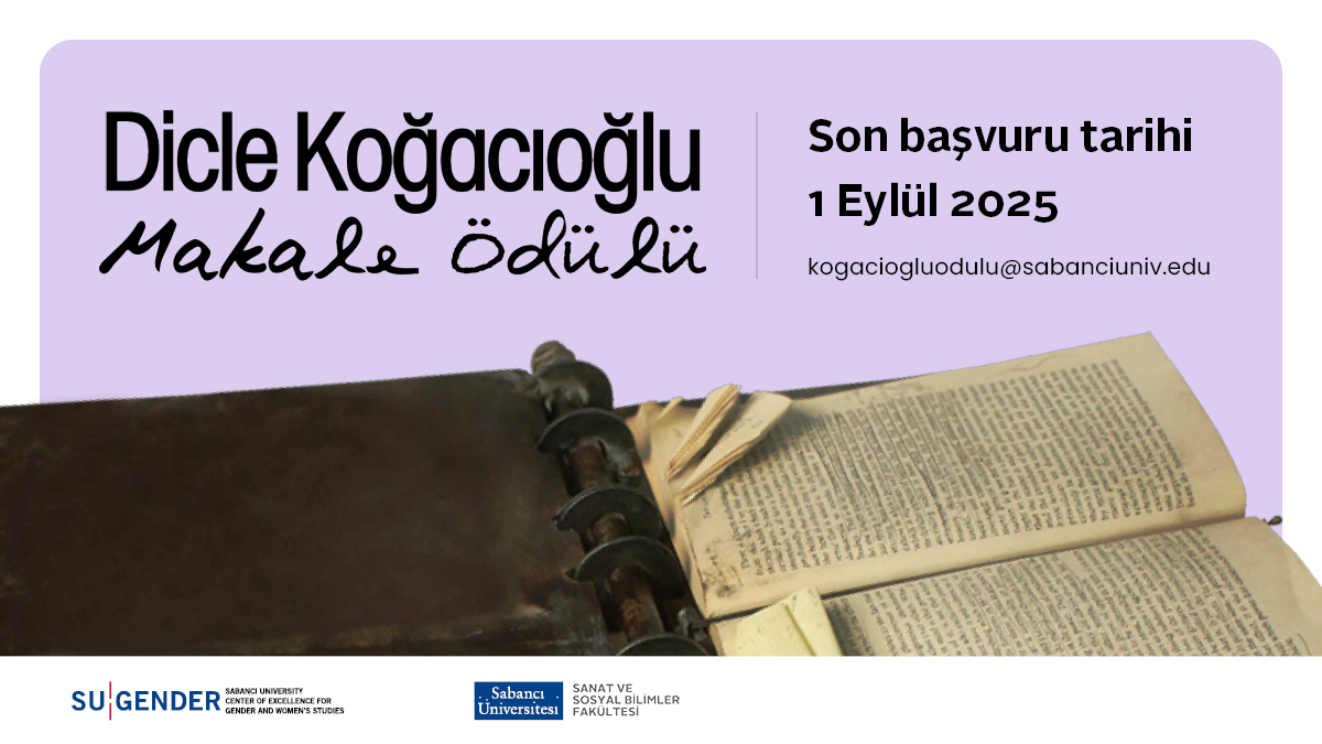 Dicle Koğacıoğlu Makale Ödülü başvuruları açıldı. Son başvuru tarihi 1 Eylül 2025. 
Detaylı bilgiye ulaşmak için: bit.ly/diclekoğacıoğl…