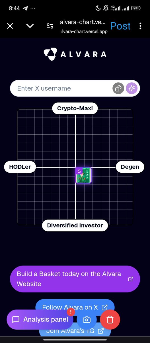 "Analyzed <a href="/Opporhist/">Oppo</a>
's X activity —all history, no crypto! No HODLer-Degen or Maxi-Diversified traits. True Neutral in the crypto world, focused on historical content.  #AlvaraProtocol #CryptoAnalysis"

<a href="/0xAxel1/">0xAxel</a>  <a href="/Emirzist/">Alinko</a> <a href="/NnyCrypto_/">NnyCrypto</a>
