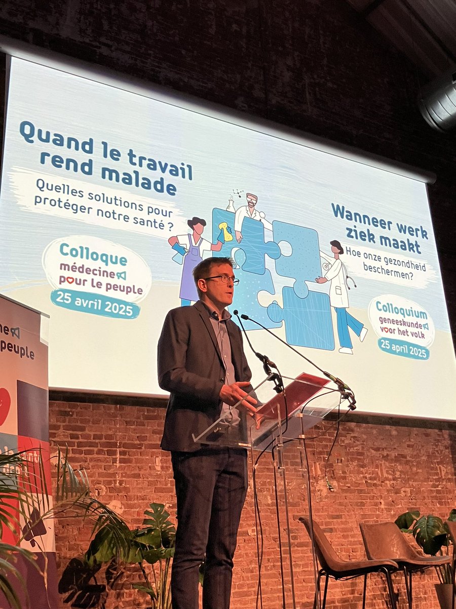 Avec ce Colloque, ns voulons créer des ponts entre les secteurs syndicaux, médicaux et académique. Ensemble pour améliorer la santé au travail <a href="/Tim_Joye/">Tim Joye</a> 
#SantéAuTravail #Syndicats