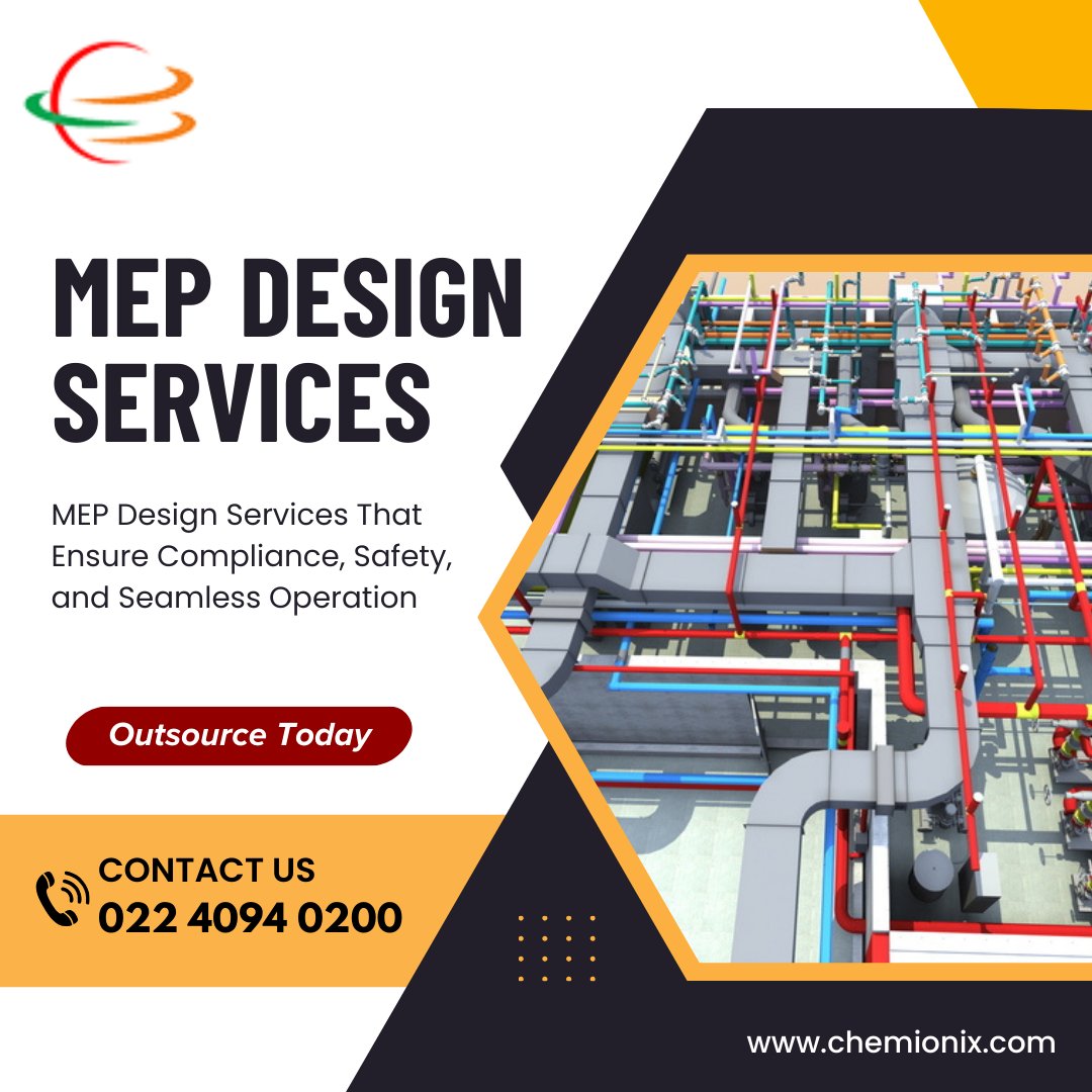 chemionix's tweet image. Chemionix offers expert MEP Design Services for efficient, safe, and sustainable buildings. Optimize your next project. contact us today for a customized solution!
Visit: bit.ly/3uPNJGI
.
.
#chemionix #mepdesign #mepdesignservices #outsorcingservices #mepdesigns